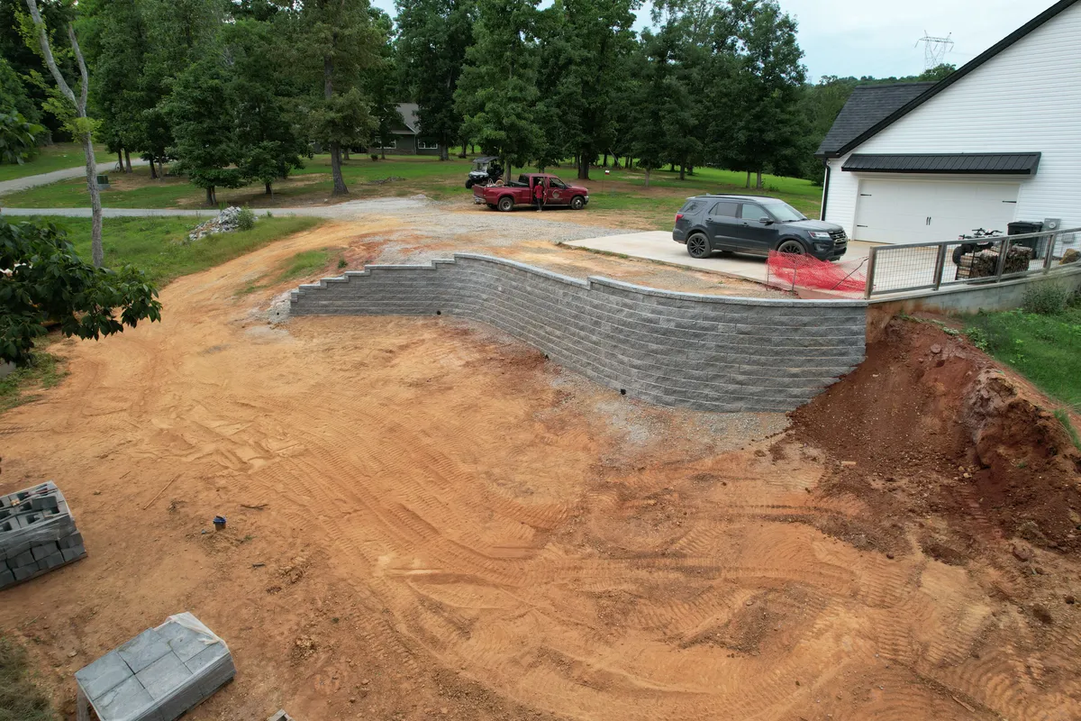 Retaining wall construction Knoxville TN