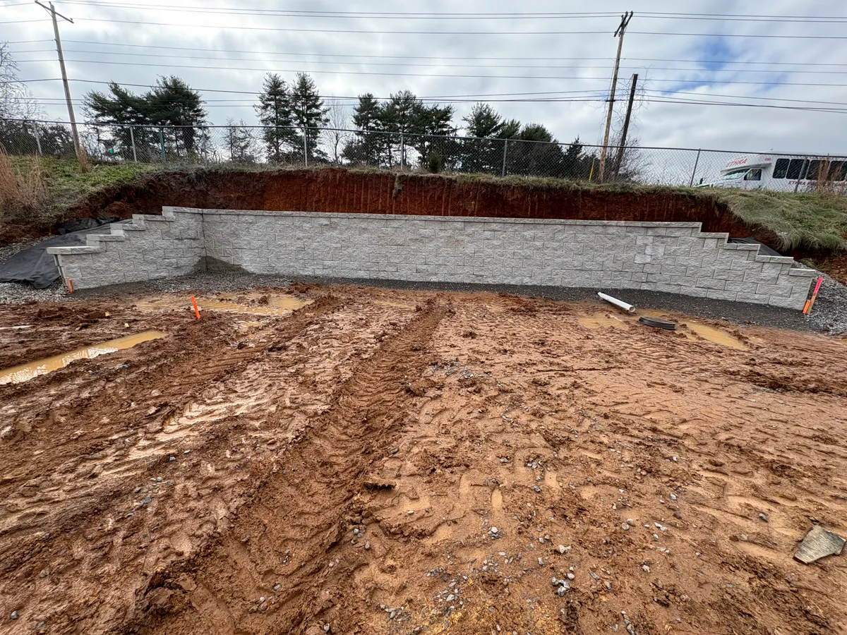 Retaining wall LaFollette TN